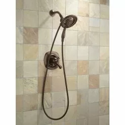 Delta In2ition Venetian Bronze 4-Spray Dual Shower Head 1.75-GPM (6.6-LPM) 28 Delta In2ition Venetian Bronze 4-Spray Dual Shower Head 1.75-GPM (6.6-LPM) -Bath and Faucet shop 034449641067 05255684 1800x1800