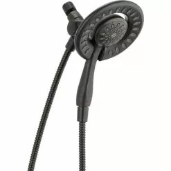 Delta In2ition Venetian Bronze 4-Spray Dual Shower Head 1.75-GPM (6.6-LPM) 29 Delta In2ition Venetian Bronze 4-Spray Dual Shower Head 1.75-GPM (6.6-LPM) -Bath and Faucet shop 034449641067 05255685 1800x1800