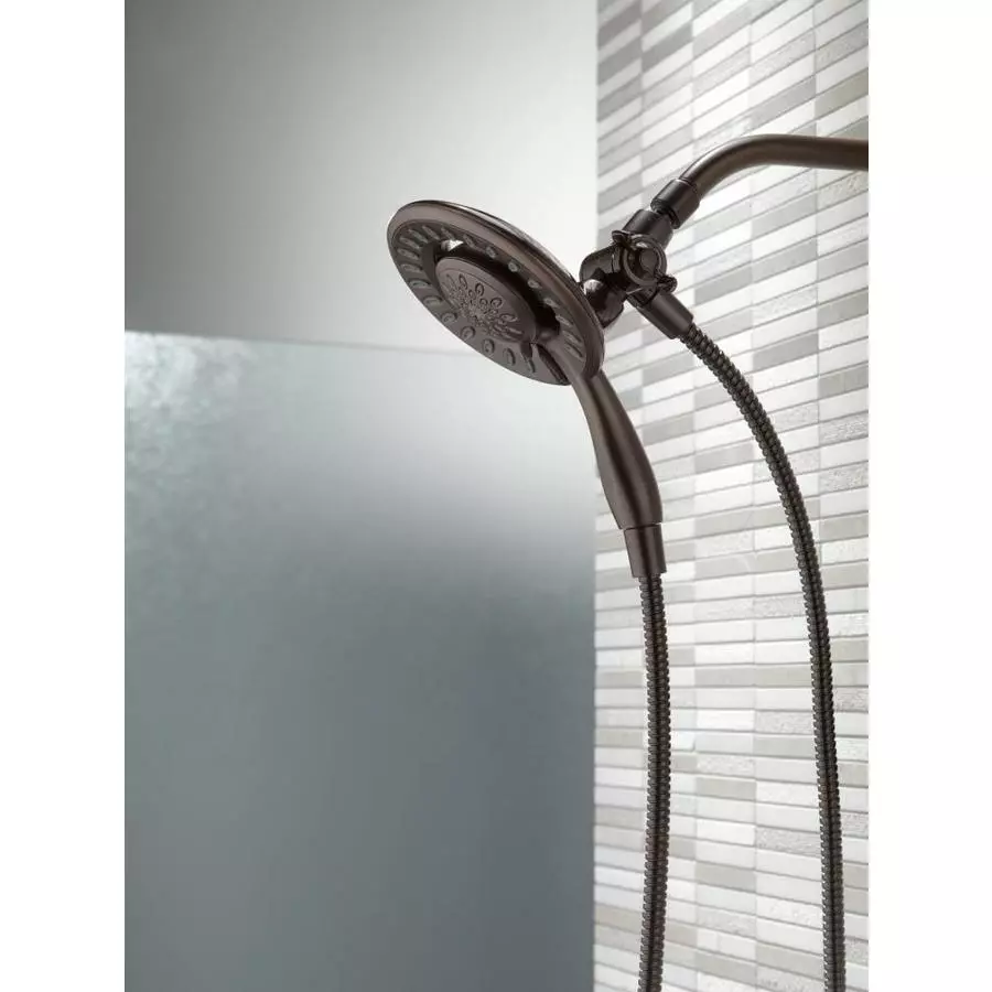 Delta In2ition Venetian Bronze 4-Spray Dual Shower Head 1.75-GPM (6.6-LPM) 13 Delta In2ition Venetian Bronze 4-Spray Dual Shower Head 1.75-GPM (6.6-LPM) - Image 11