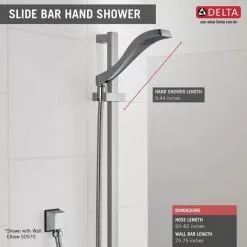 Delta Dryden Champagne Bronze 1-Spray Handheld Shower 1.75-GPM (6.6-LPM) 14 Delta Dryden Champagne Bronze 1-Spray Handheld Shower 1.75-GPM (6.6-LPM) -Bath and Faucet shop 034449642538 12255769 1800x1800