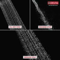 Delta Venetian Bronze 3-Spray Handheld Shower 2.5-GPM (9.5-LPM) -Bath and Faucet shop 034449642590 12334317 1800x1800