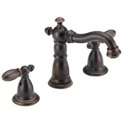 Delta Victorian Venetian Bronze 2-handle Widespread WaterSense Bathroom Sink Faucet With Drain -Bath and Faucet shop 034449642743xl 1800x1800