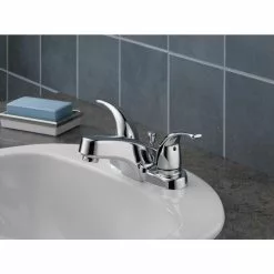 Peerless Choice Oil Rubbed Bronze 2-handle 4-in Centerset WaterSense Bathroom Sink Faucet With Drain -Bath and Faucet shop 034449652605 12170754 1800x1800