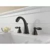 Peerless Claymore Oil-Rubbed Bronze 2-handle Widespread WaterSense Bathroom Sink Faucet With Drain