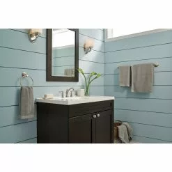 Delta Linden Stainless 2-handle Widespread WaterSense Bathroom Sink Faucet With Drain