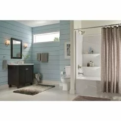 Delta Linden Stainless 2-handle Widespread WaterSense Bathroom Sink Faucet With Drain -Bath and Faucet shop 034449655583 12170334 1800x1800