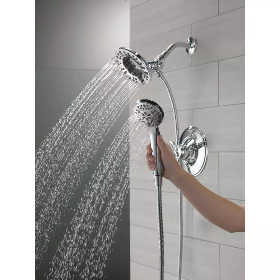 Delta Linden Chrome 1-Handle Shower Faucet 3 Delta Linden Chrome 1-Handle Shower Faucet