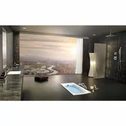 Delta 0.5-in Chrome Universal Shower Arm And Flange -Bath and Faucet shop 034449671620 12167547 1800x1800