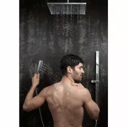 Delta 0.5-in Chrome Universal Shower Arm And Flange -Bath and Faucet shop 034449671620 12167548 1800x1800