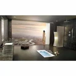 Delta 0.5-in Chrome Universal Shower Arm And Flange -Bath and Faucet shop 034449671620 12167552 1800x1800