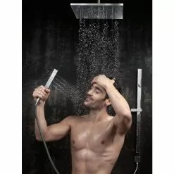 Delta 0.5-in Chrome Universal Shower Arm And Flange -Bath and Faucet shop 034449671644 12171734 1800x1800