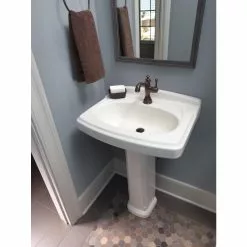 Delta Cassidy Venetian Bronze 1-handle Single Hole WaterSense Bathroom Sink Faucet With Drain -Bath and Faucet shop 034449680875 04873661 1800x1800