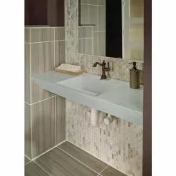 Delta Cassidy Venetian Bronze 1-handle Single Hole WaterSense Bathroom Sink Faucet With Drain -Bath and Faucet shop 034449680875 09909430 1800x1800