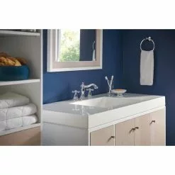 Delta Cassidy Chrome 2-handle Widespread WaterSense Bathroom Sink Faucet With Drain -Bath and Faucet shop 034449681100 09886178 1800x1800