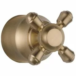 Delta Champagne Bronze Cross Bathtub Faucet Handle
