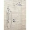 Delta Cassidy Champagne Bronze 1-Spray Rain Shower Head 2.5-GPM (9.5-LPM) -Bath and Faucet shop 034449685931 15524896 1800x1800