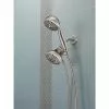 Delta Universal Showering Components Brushed Nickel 5-Spray Dual Shower Head 2.5-GPM (9.5-LPM)