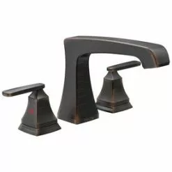 HGTV HOME By Sherwin-Williams Delta Ashlyn 2-Handle Deck Mount Roman Bathtub Faucet