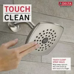 Delta Ashlyn Stainless 1-Handle Bathtub And Shower Faucet -Bath and Faucet shop 034449737449 12166356 1800x1800