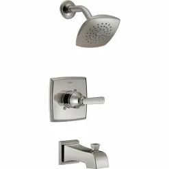 Delta Ashlyn Stainless 1-Handle Bathtub And Shower Faucet -Bath and Faucet shop 034449737449xl 1800x1800