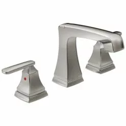 Delta Ashlyn Stainless 2-handle Widespread WaterSense Bathroom Sink Faucet With Drain -Bath and Faucet shop 034449745352xl 1800x1800