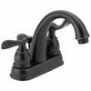 Delta Windemere Oil Rubbed Bronze 2-Handle 4-in Centerset WaterSense Bathroom Sink Faucet With Drain -Bath and Faucet shop 034449810319 1800x1800