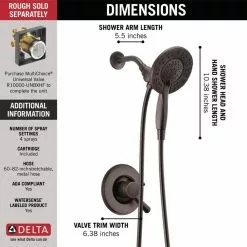 Delta Linden Venetian Bronze 1-handle Shower Faucet 16 Delta Linden Venetian Bronze 1-handle Shower Faucet -Bath and Faucet shop 034449820134 12170847 1800x1800