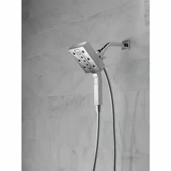 Delta In2ition H2Okinetic Chrome 4-Spray Dual Shower Head 2-GPM (7.6-LPM) -Bath and Faucet shop 034449827546 12330488 1800x1800