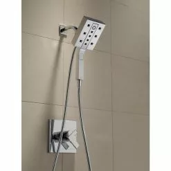 Delta In2ition H2Okinetic Chrome 4-Spray Dual Shower Head 2-GPM (7.6-LPM) -Bath and Faucet shop 034449827546 12330493 1800x1800