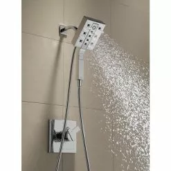Delta In2ition H2Okinetic Chrome 4-Spray Dual Shower Head 2-GPM (7.6-LPM) -Bath and Faucet shop 034449827546 12330496 1800x1800