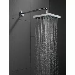 Delta Universal Showering Components Stainless 1-Spray Rain Shower Head 1.75-GPM (6.6-LPM) 10 Delta Universal Showering Components Stainless 1-Spray Rain Shower Head 1.75-GPM (6.6-LPM) -Bath and Faucet shop 034449828321 12038669 1800x1800