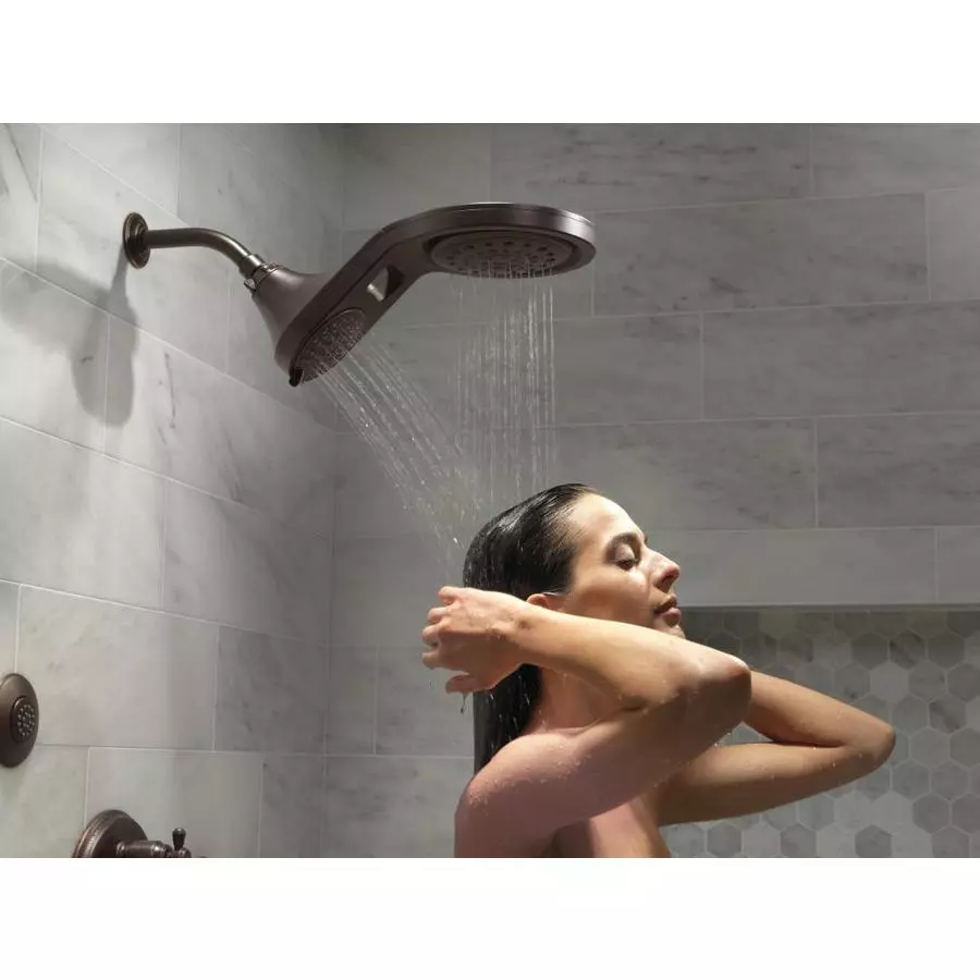 Delta Venetian Bronze 5-Spray Rain Shower Head 1.75-GPM (6.6-LPM) 3 Delta Venetian Bronze 5-Spray Rain Shower Head 1.75-GPM (6.6-LPM)