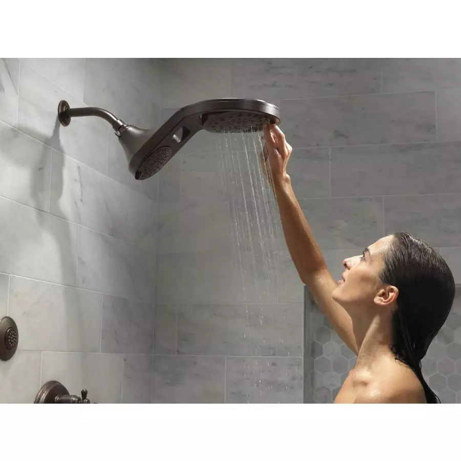 Delta Venetian Bronze 5-Spray Rain Shower Head 1.75-GPM (6.6-LPM) 14 Delta Venetian Bronze 5-Spray Rain Shower Head 1.75-GPM (6.6-LPM) - Image 12