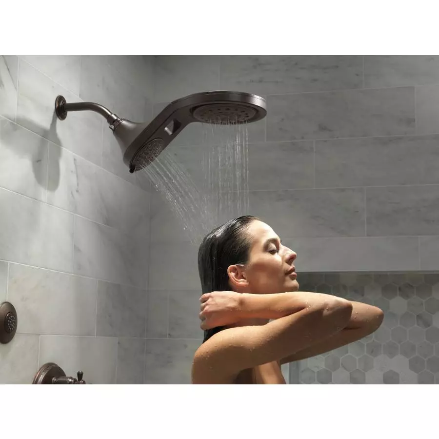 Delta Venetian Bronze 5-Spray Rain Shower Head 1.75-GPM (6.6-LPM) 17 Delta Venetian Bronze 5-Spray Rain Shower Head 1.75-GPM (6.6-LPM) - Image 15