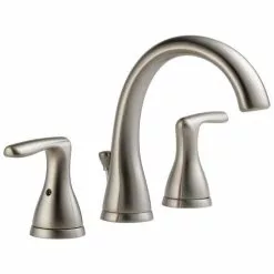 Delta Dulcet Brushed Nickel 2-handle Widespread WaterSense Bathroom Sink Faucet With Drain 12 Delta Dulcet Brushed Nickel 2-handle Widespread WaterSense Bathroom Sink Faucet With Drain -Bath and Faucet shop 034449837989xl 1800x1800
