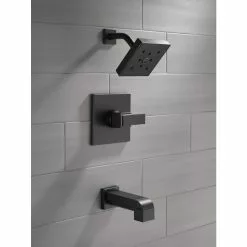 Delta Ara Matte Black 1-Handle Bathtub And Shower Faucet 10 Delta Ara Matte Black 1-Handle Bathtub And Shower Faucet -Bath and Faucet shop 034449839082 09962350 1800x1800