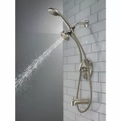 Peerless Dulcet Brushed Nickel 1-Handle Bathtub And Shower Faucet 23 Peerless Dulcet Brushed Nickel 1-Handle Bathtub And Shower Faucet -Bath and Faucet shop 034449842556 10710972 1800x1800