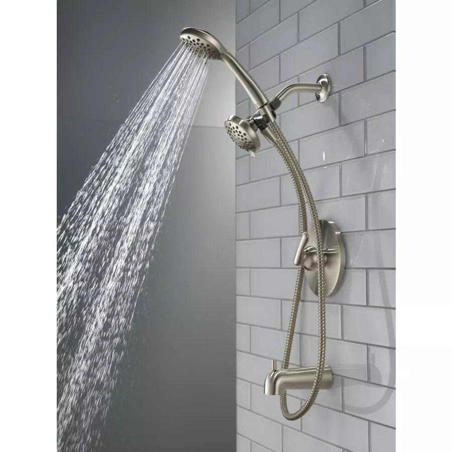 Peerless Dulcet Brushed Nickel 1-Handle Bathtub And Shower Faucet 9 Peerless Dulcet Brushed Nickel 1-Handle Bathtub And Shower Faucet - Image 7