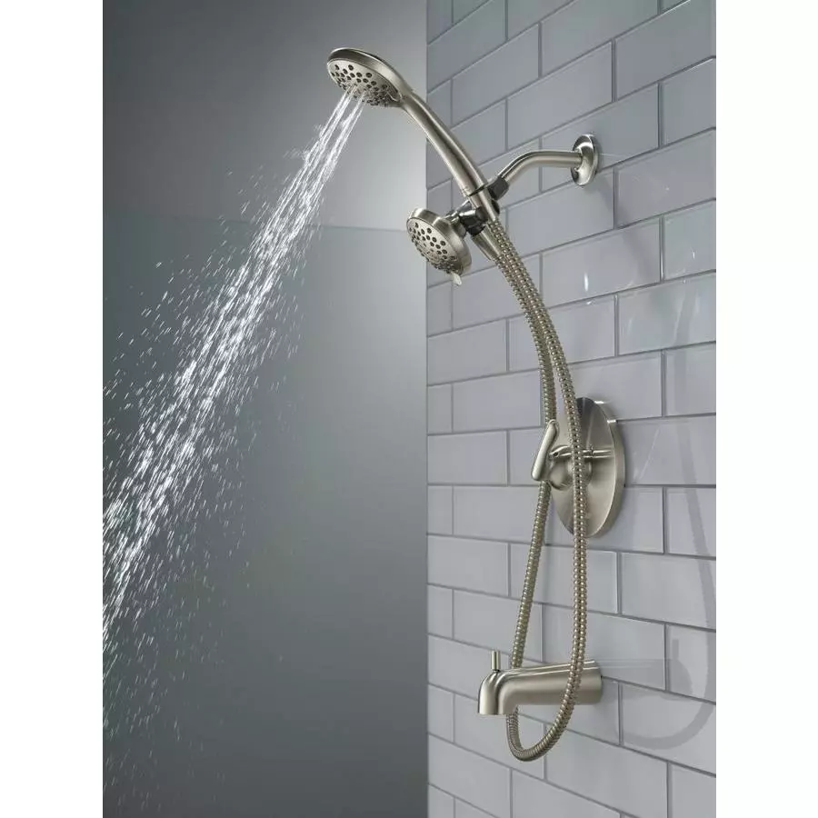 Peerless Dulcet Brushed Nickel 1-Handle Bathtub And Shower Faucet 16 Peerless Dulcet Brushed Nickel 1-Handle Bathtub And Shower Faucet - Image 14