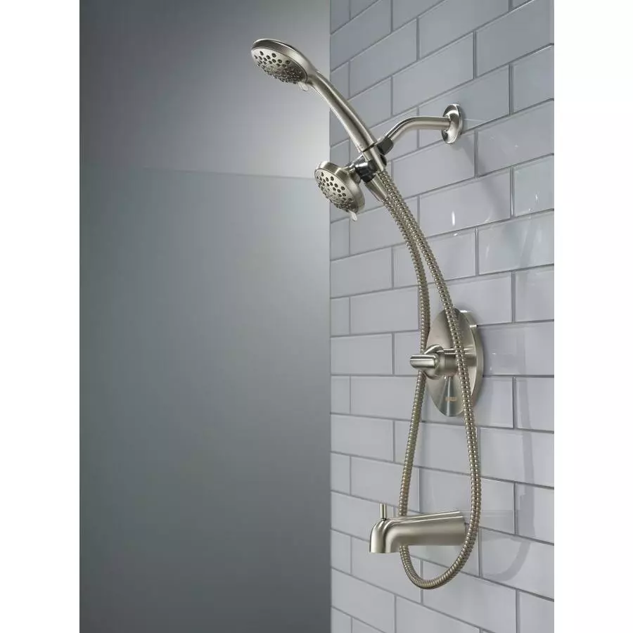 Peerless Dulcet Brushed Nickel 1-Handle Bathtub And Shower Faucet 17 Peerless Dulcet Brushed Nickel 1-Handle Bathtub And Shower Faucet - Image 15