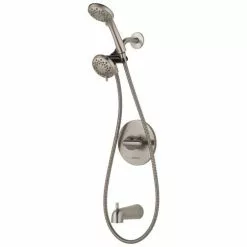 Peerless Dulcet Brushed Nickel 1-Handle Bathtub And Shower Faucet 33 Peerless Dulcet Brushed Nickel 1-Handle Bathtub And Shower Faucet -Bath and Faucet shop 034449842556xl 1800x1800