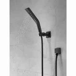 Delta Universal Showering Components Matte Black 3-Spray Handheld Shower 1.75-GPM (6.6-LPM) 16 Delta Universal Showering Components Matte Black 3-Spray Handheld Shower 1.75-GPM (6.6-LPM) -Bath and Faucet shop 034449844680 09207113 1800x1800