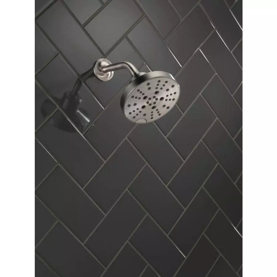 Delta Universal Showering Components Stainless 5-Spray Rain Shower Head 1.75-GPM (6.6-LPM) 11 Delta Universal Showering Components Stainless 5-Spray Rain Shower Head 1.75-GPM (6.6-LPM) - Image 9