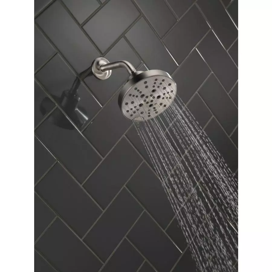 Delta Universal Showering Components Stainless 5-Spray Rain Shower Head 1.75-GPM (6.6-LPM) 3 Delta Universal Showering Components Stainless 5-Spray Rain Shower Head 1.75-GPM (6.6-LPM)