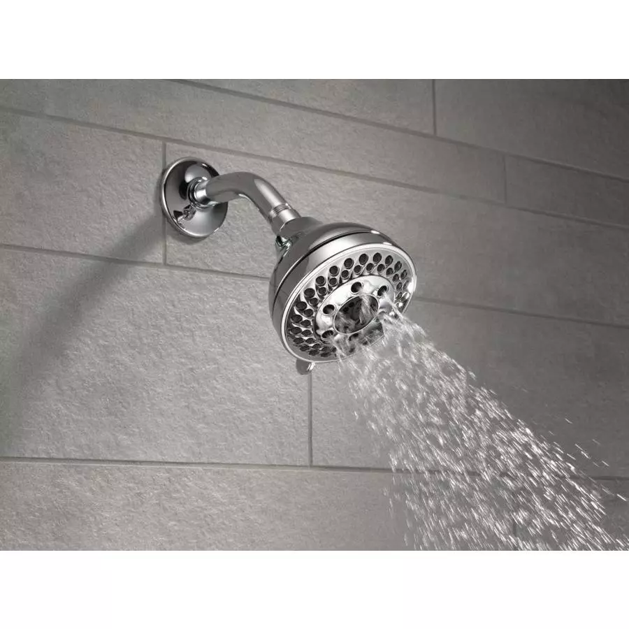 Delta Universal Showering Components Chrome 5-Spray Shower Head 1.75-GPM (6.6-LPM) 3 Delta Universal Showering Components Chrome 5-Spray Shower Head 1.75-GPM (6.6-LPM)