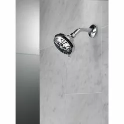 Delta Universal Showering Components Chrome 6-Spray Shower Head 2.5-GPM (9.5-LPM) -Bath and Faucet shop 034449864220 10844482 1800x1800
