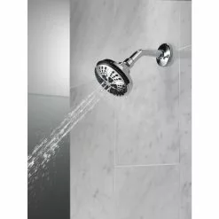 Delta Universal Showering Components Chrome 6-Spray Shower Head 2.5-GPM (9.5-LPM) -Bath and Faucet shop 034449864220 10844488 1800x1800
