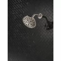 Delta Universal Showering Components Brushed Nickel 5-Spray Shower Head 1.75-GPM (6.6-LPM) 19 Delta Universal Showering Components Brushed Nickel 5-Spray Shower Head 1.75-GPM (6.6-LPM) -Bath and Faucet shop 034449864305 10611984 1800x1800