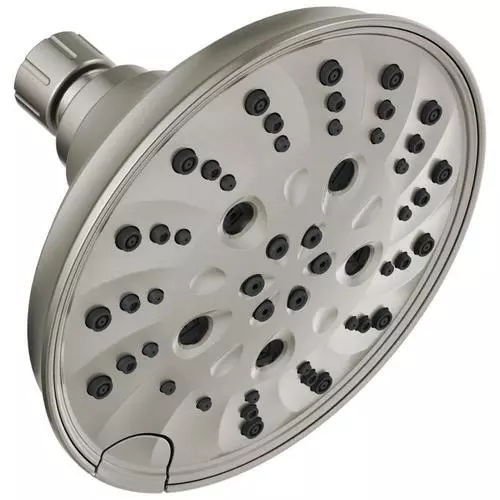 Delta Universal Showering Components Brushed Nickel 5-Spray Shower Head 1.75-GPM (6.6-LPM) 11 Delta Universal Showering Components Brushed Nickel 5-Spray Shower Head 1.75-GPM (6.6-LPM) - Image 9