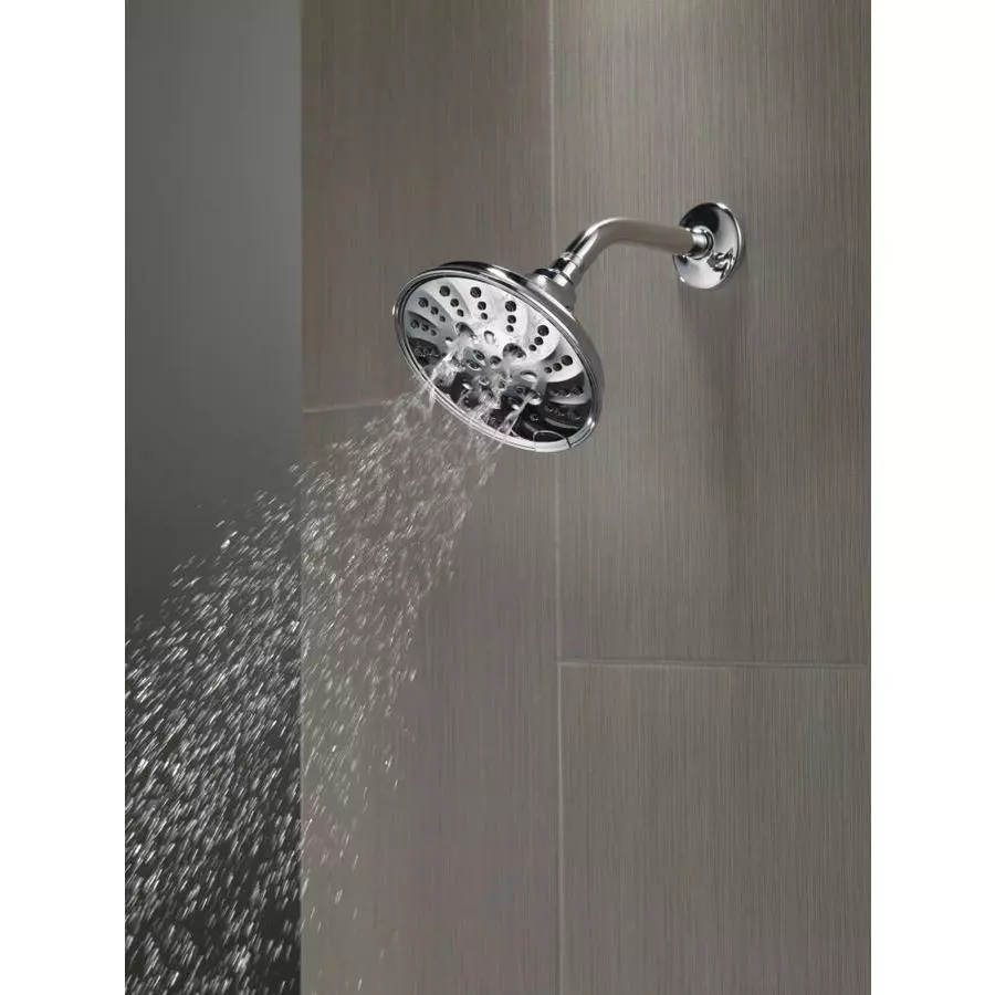 Delta Universal Showering Components Brushed Nickel 5-Spray Shower Head 1.75-GPM (6.6-LPM) 12 Delta Universal Showering Components Brushed Nickel 5-Spray Shower Head 1.75-GPM (6.6-LPM) - Image 10